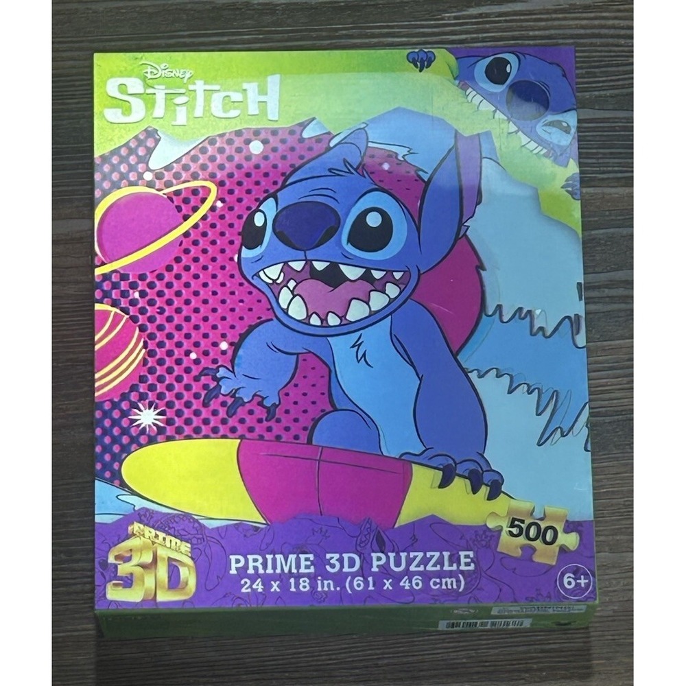 Prime 3D‎ Disney Stitch 500 Piece 3D Puzzle New in Box